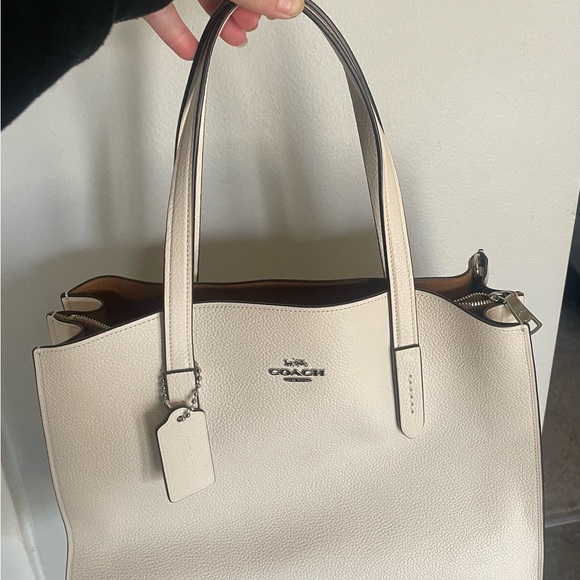 Coach Charlie Carryall 25137 Chalk White With Strap - Picture 8 of 10